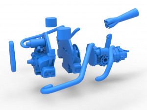 Engine for Sand Rail buggy Scale 1 to 4 3D Print Model