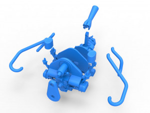 Engine for Sand Rail buggy Scale 1 to 4 3D Print Model