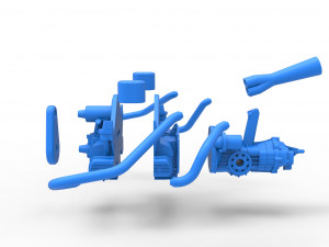 Engine for Sand Rail buggy Scale 1 to 4 3D Print Model