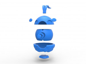 Altaria orb 3D-Druckmodell