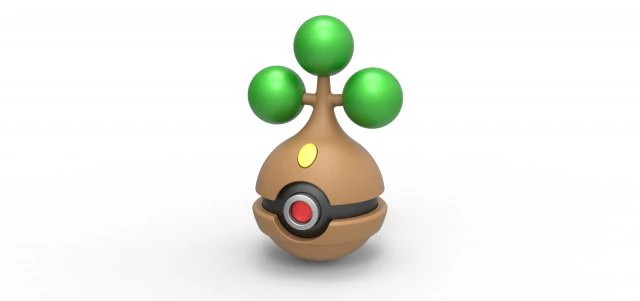 Bonsly orb 3D Print Model .c4d .max .obj .3ds .fbx .stl .blend 