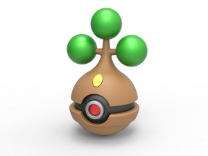 Bonsly orb 3Dプリントモデル