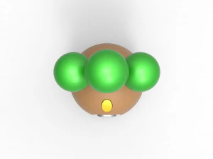 Bonsly orb 3D Print Model