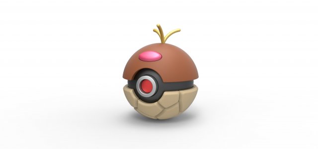 Diglett orb 3Dプリントモデル .c4d .max .obj .3ds .fbx .stl .blend