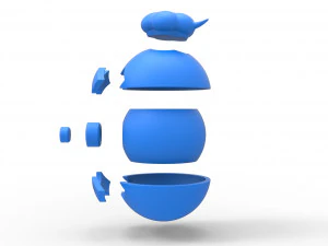 Orbe Drifloon Modelo de Impressão 3D