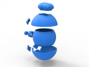 Orbe Drifloon Modelo de Impressão 3D