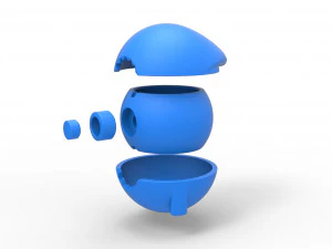 Wobbuffet orb 3D Print Model