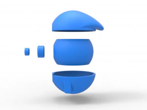 Wobbuffet orb 3D Print Model