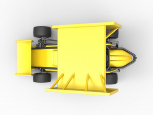Pavement Winged Sprint car Scale 1 to 25 Modello di stampa 3D