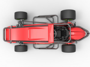Pavement Sprint car Scale 1 to 25 Modèles 3D en vedette