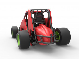Pavement Sprint car Scale 1 to 25 Modèles 3D en vedette
