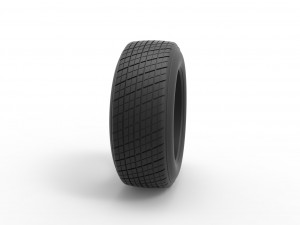 Dirt Sprint racing front tire 7 Scale 1 to 25 3D Принт Модель