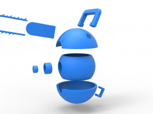 Pochita orb 3D Print Model