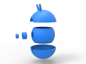 Gymnastic orb 3Dプリントモデル