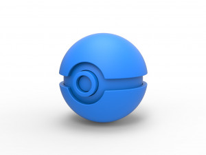 Poke Ball Modèles 3D en vedette