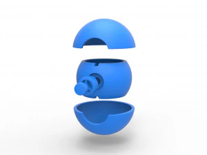 Poke Ball 3D Print Model
