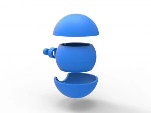 Poke Ball 3D Print Model