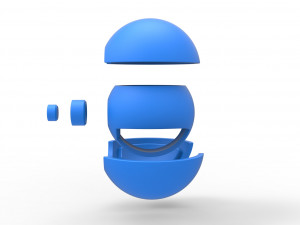 Typing Ball Modello di stampa 3D