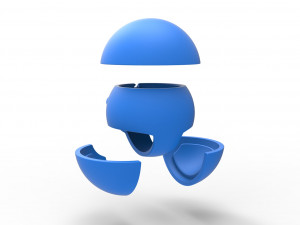 Typing Ball Modello di stampa 3D