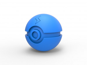 Orb of Pikachu Model Cetak 3D