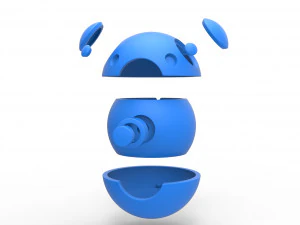 Bola Pesada Modelo de Impressão 3D