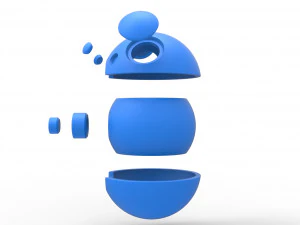 Bola Pesada Modelo de Impressão 3D