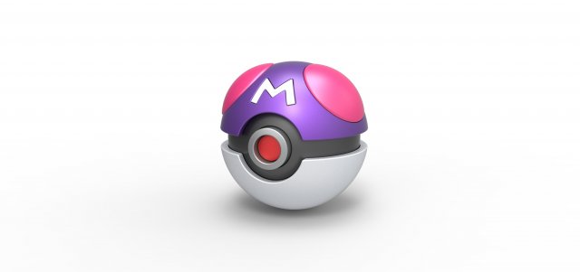 Master Ball 3D-printmodel .c4d .max .obj .3ds .fbx .stl .blend 