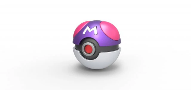 Master Ball 3D Print Model .c4d .max .obj .3ds .fbx .stl .blend