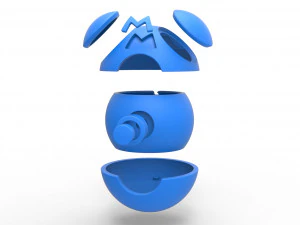 Master Ball 3D Print Model