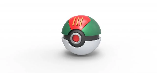 Lure Ball 3D Print Model .c4d .max .obj .3ds .fbx .stl .blend 