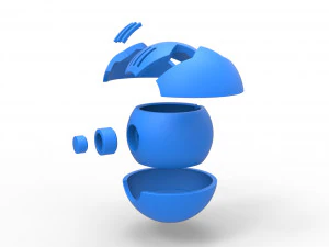 Lure Ball 3D Print Model