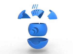 Lure Ball 3D Print Model