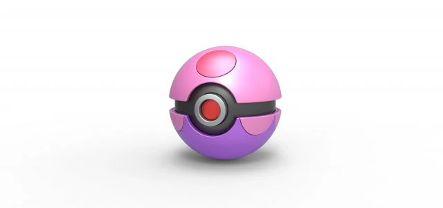Dream Ball 3D Print Model .c4d .max .obj .3ds .fbx .stl .blend 