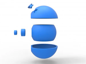 Fishing Ball 3D Print Model