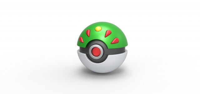 Friend Ball 3D Print Model .c4d .max .obj .3ds .fbx .stl .blend 