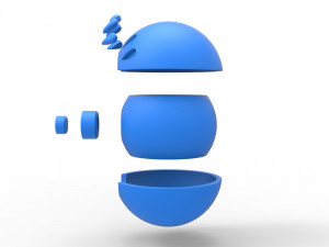 Friend Ball 3D Print Model