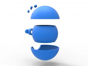 bola amiga Modelo de impresión 3D