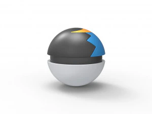 Moon Ball 3D Print Model