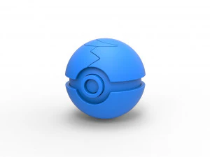 Moon Ball 3D Print Model