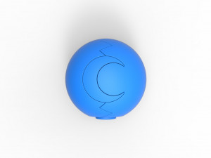 Moon Ball Modelo de impresión 3D