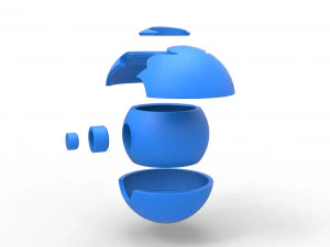Moon Ball 3D Print Model