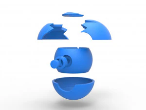 Moon Ball 3D Print Model