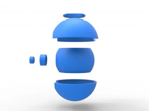 Moon Ball 3D Print Model