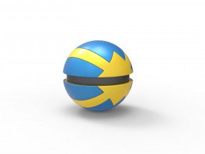 Quick Ball 3D-Druckmodell