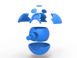 Topu Tekrarla 3D Baskı Modeli