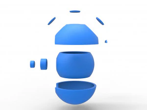 Topu Tekrarla 3D Baskı Modeli
