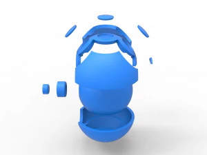 Topu Tekrarla 3D Baskı Modeli