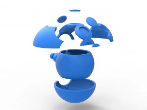 Topu Tekrarla 3D Baskı Modeli