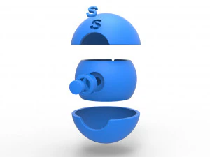 Safari Ball 3D Print Model