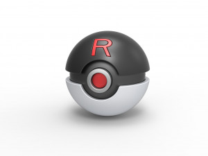 Team Rocket Ball 3D Print Model